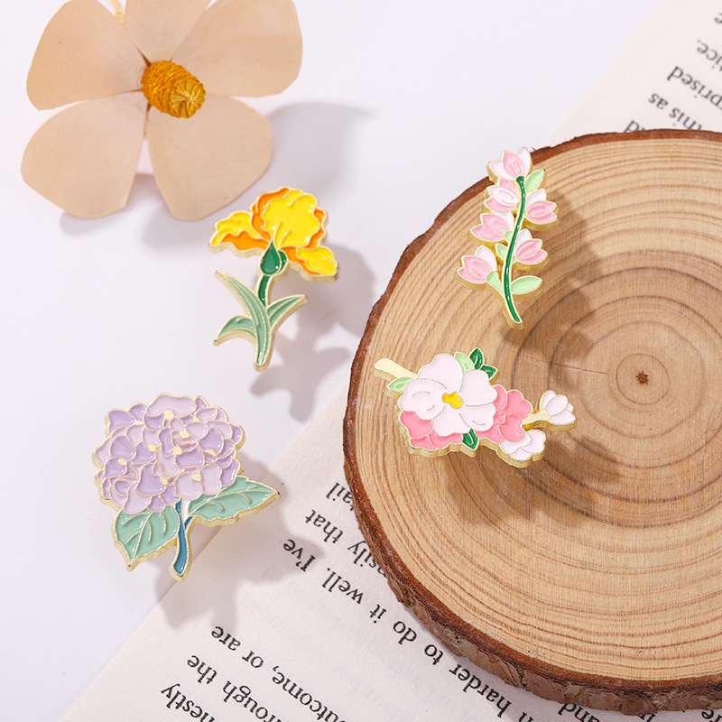 Pastoral Flower Alloy Stoving Varnish Unisex Brooches display picture 6