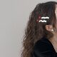 Ankesela Red Polka Dot Pearl Duckbill Clip Sweet and Cute Girl Hair Accessories Versatile New White Bangs Hair Clip