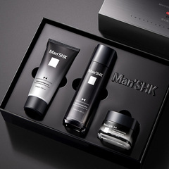 The Jefuquan Men's Mineral Clay Oil Control Set - Refreshing Moisturizing Purifying Skin Oil Control Hydration Skincare Trio Gift Box