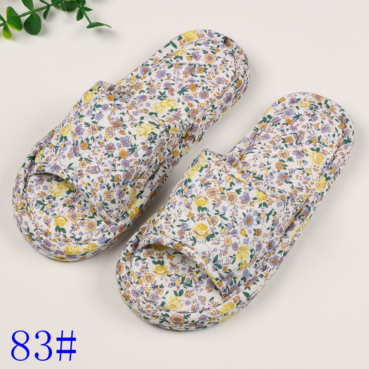 삼겹 꽃무늬 원단 여성용 83