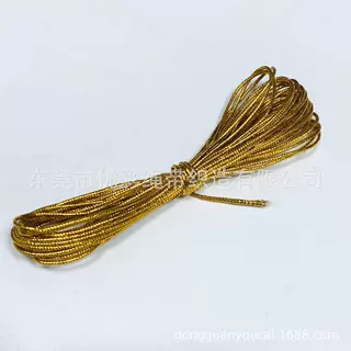 0.8/1.0/1.5/1.8MM金线银线 工艺绳 装饰绳 饰品绳 礼品绳 吊牌绳