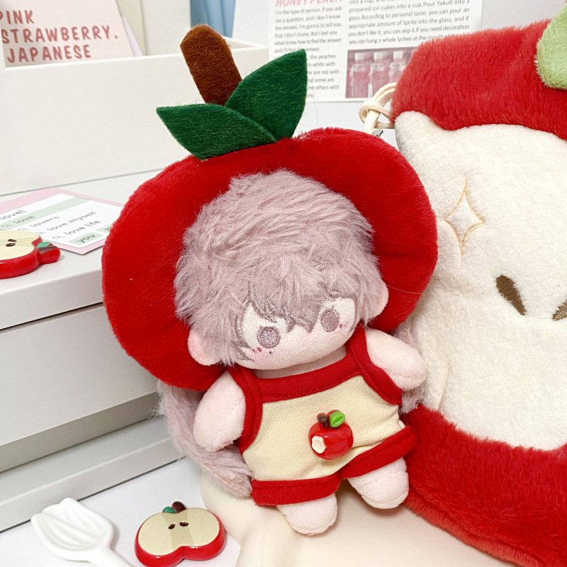 10cmベビー服 10cm スターフィッシュボディ ノーマルボディ コットンドール服 かわいい子供風 小さなリンゴのバッグ服|undefined