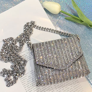 (Cross-border trading), universal shoulder bag on chain, chain bag, food bag