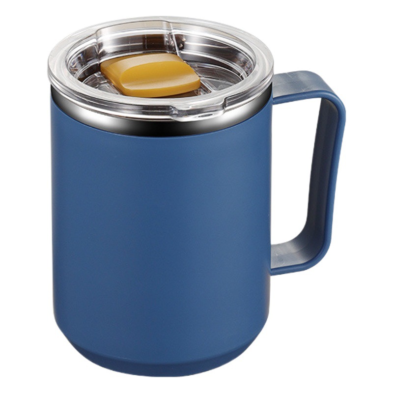 304 Logotipo de acero inoxidable taza Oficina taza con tapa mango café práctico vaca regalo ins estilo creativo