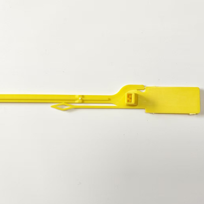 塑料封条 防盗扣防拆扣塑料封条 物流集装箱封签刻 印字logo