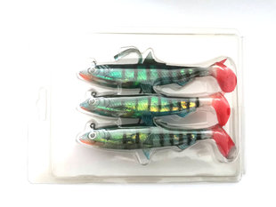 3/set of boxed lead soft fish 12cm/27g laser soft bait bait sea fishing gear