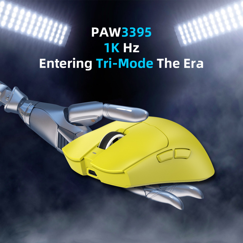 工場在庫 PAW3395 ワイヤレス軽量ゲーミングマウスプロフェッショナル e スポーツマウス 26000DPI|undefined