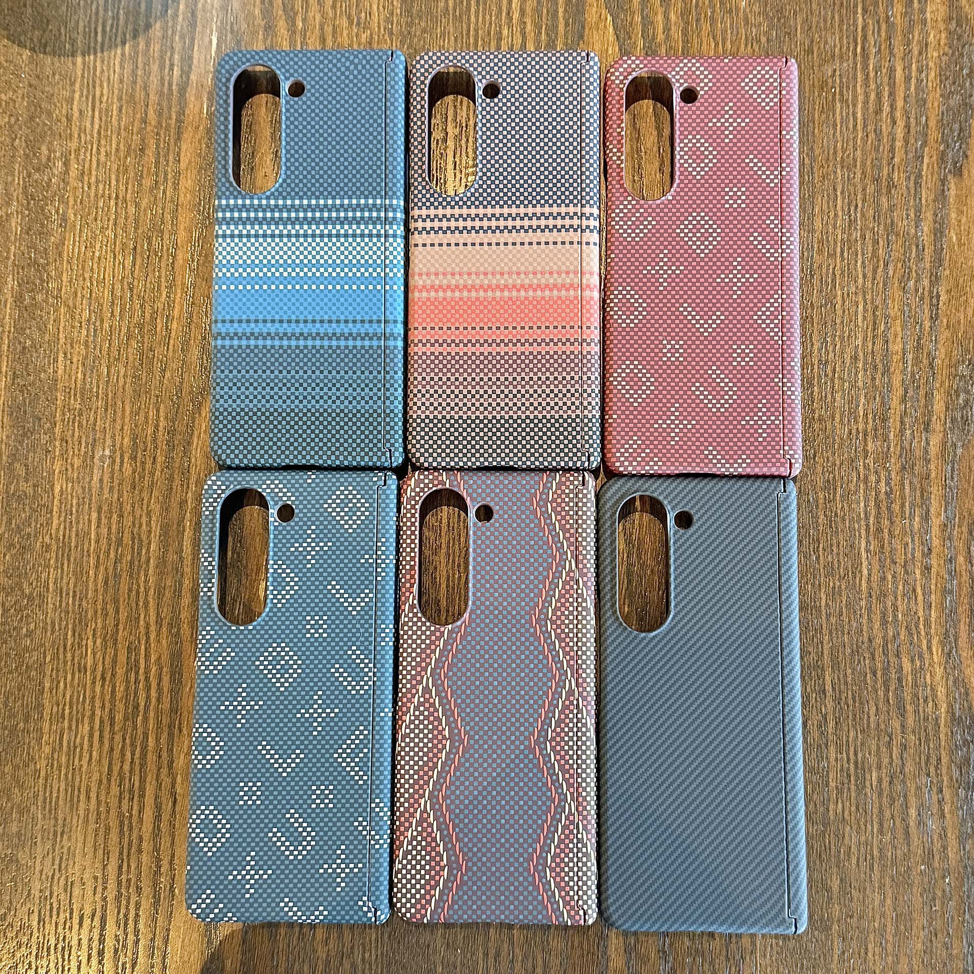 适用三星w26手机壳凯夫拉纹赤蛇权杖w25双中轴zfold765防摔保护壳