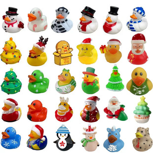 Manufacturer's New Environmentally Friendly Children's Vinyl Water Toy Duck New Hot Selling Christmas Season Little Yellow Duck Floating Duck