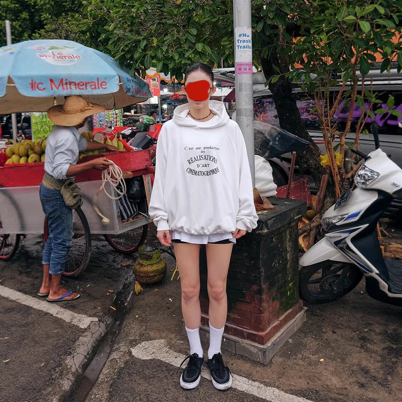 In Stock! 2026 Spring New Letter-Print Raglan Hooded Sweatshirt, Loose and Comfortable, Age-Reducing Top for Women In Stock! 2026 Spring New Letter-Print Raglan Hooded Sweatshirt, Loose and Comfortable, Age-Reducing Top for Women