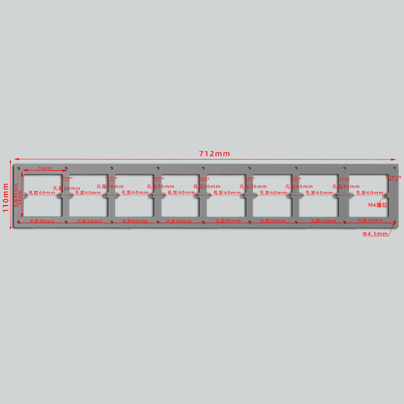 86�Ͱ����޸���ͨ�ÿ��ز������׺н��ߺ��޲�ǽ�Ϲ̶��ߺгŸ�