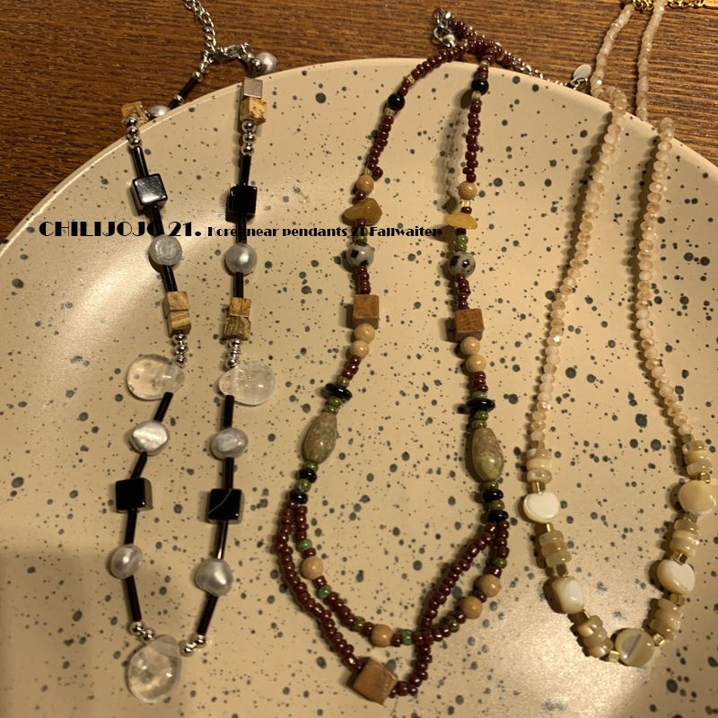 Autumn universal colored atmospheric necklace