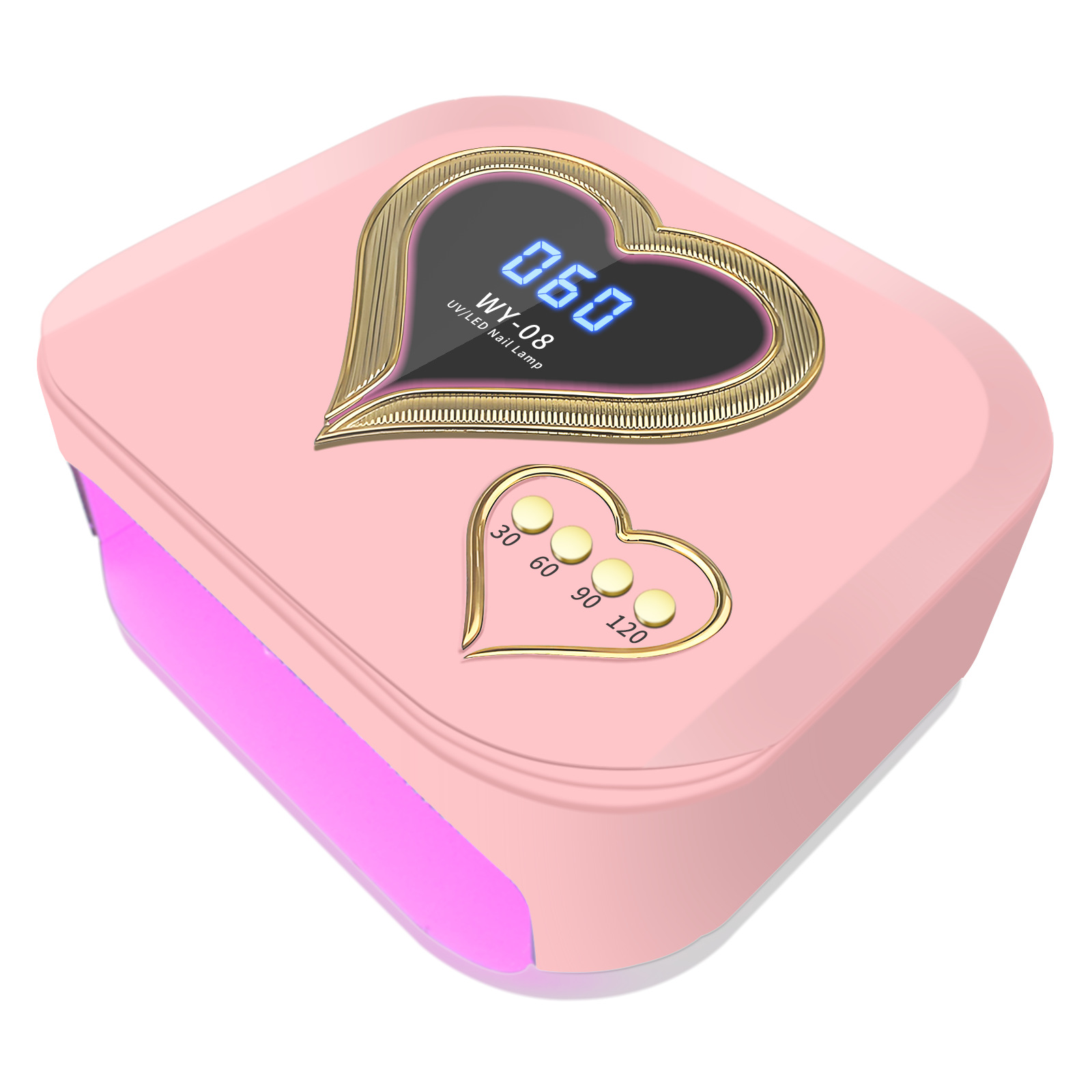 Lámpara de manicuras de almacenamiento inalámbrico transfronteriza, inducción inteligente, lámpara de horneado de almacenamiento de mano no negra, lámpara de fototerapia de uñas especial para manicuras