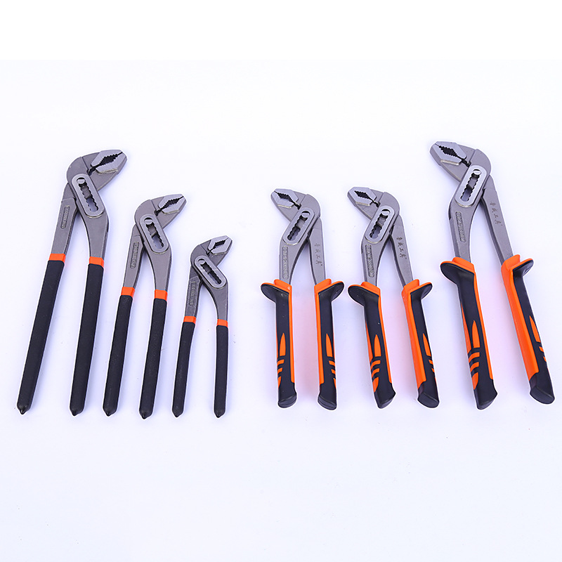 Hydro repair Pipe tongs adjust Water Pump Pliers Chrome vanadium steel Pipe clamp Use wrench activity Pliers