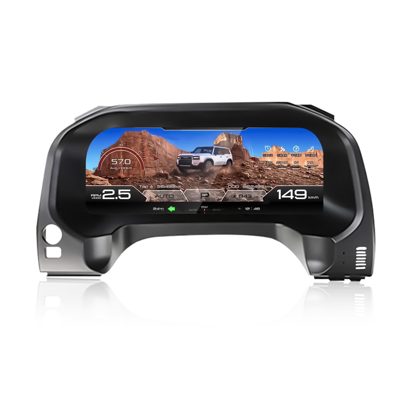 Suitable for 18-22 Models of Toyota Prado/Highlander/Toyota Prado Speed Instrument Panel Lcd Instrument