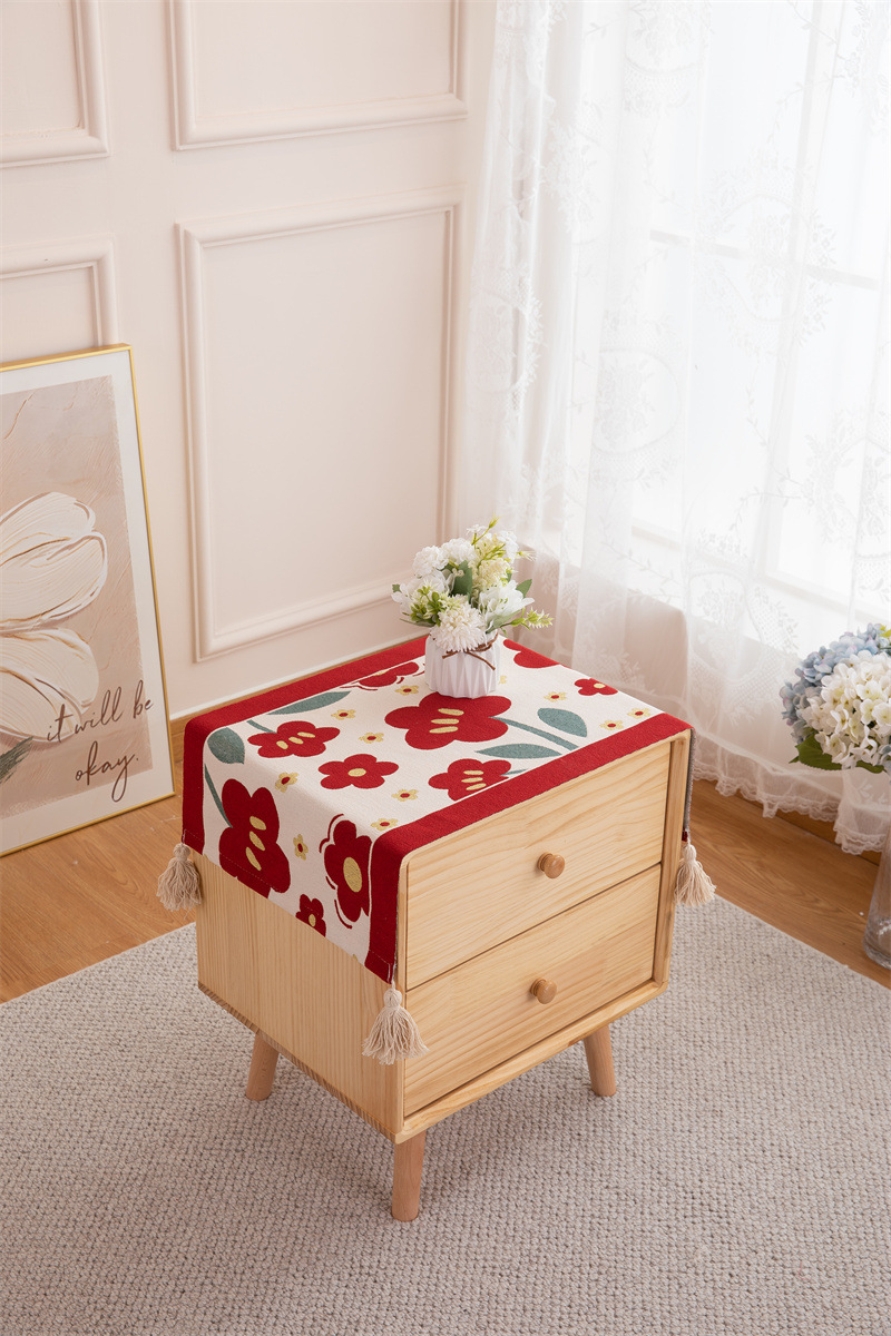 Decorative Dustproof Tablecloth For Appliances And Bedside Tables_voghion.com