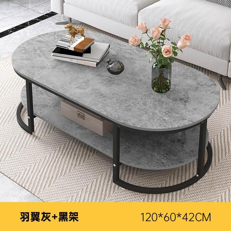 Mesa de café pequeño apartamento simple mesa de café sala de estar hogar Luz de lujo moderna pequeña mesa de café pequeña mesa redonda sofá mesa auxiliar