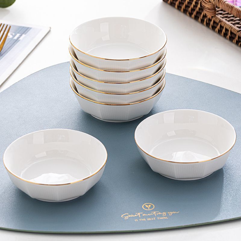 Dishes for Home Use, Seasoning Dishes, Dipping Dishes, Bone Dishes, Eating Dishes, Small Plates, Vinegar Dishes, Ceramic Dishes for Hotel Restaurants, Cold Dish Dishes