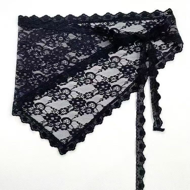 Black lace pattern, style f