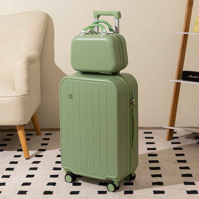 Equipaje maleta de 20 pulgadas hembra color caramelo mudo rueda universal caja de embarque macho pequeño carro ligero al por mayor