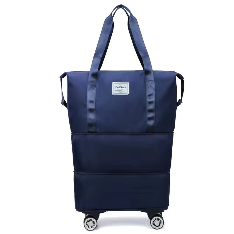 Dark blue thickened three-layer + silent universal wheel + disassembly wheel