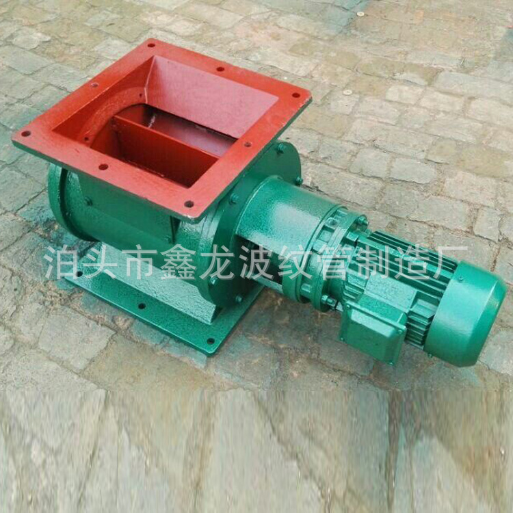 星型卸料器 YJD-26型除尘电动叶轮给料机 铸铁星型卸灰阀400*400
