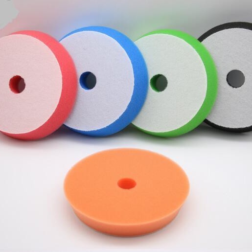 海绵轮抛光盘T型斜边抛光打蜡海绵研磨抛光还原盘抛光轮汽车6寸7