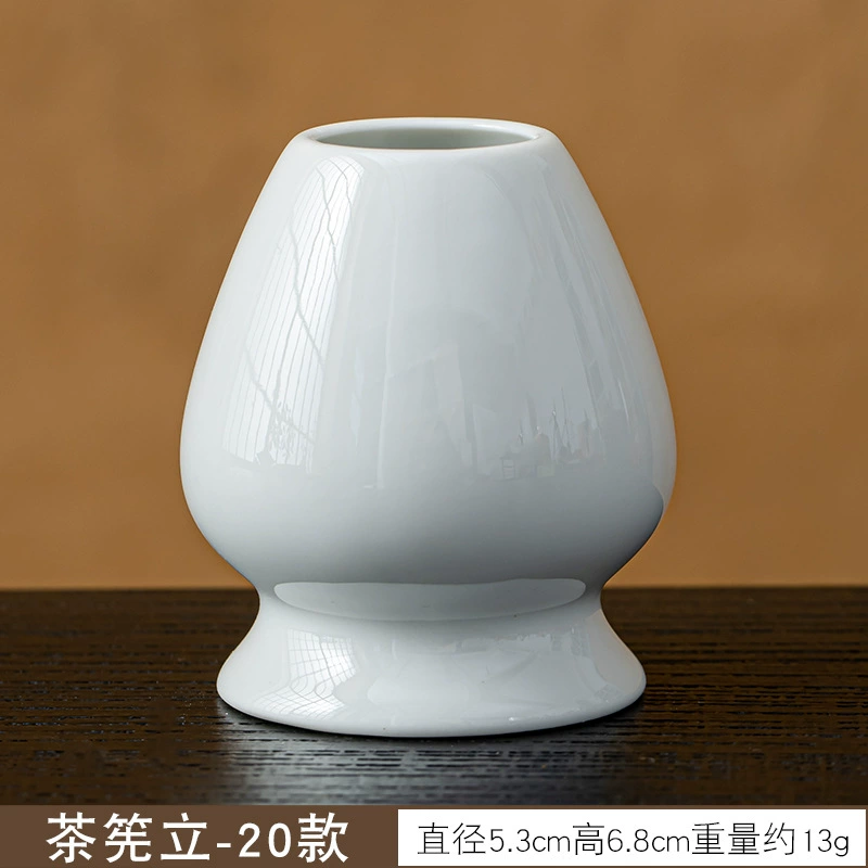Держатель венчика для чая Matcha Whisk Stand (Tea Lion) керамический держатель для чая Чашэн, рисунок цветка сакуры, 5.3×6.8 см