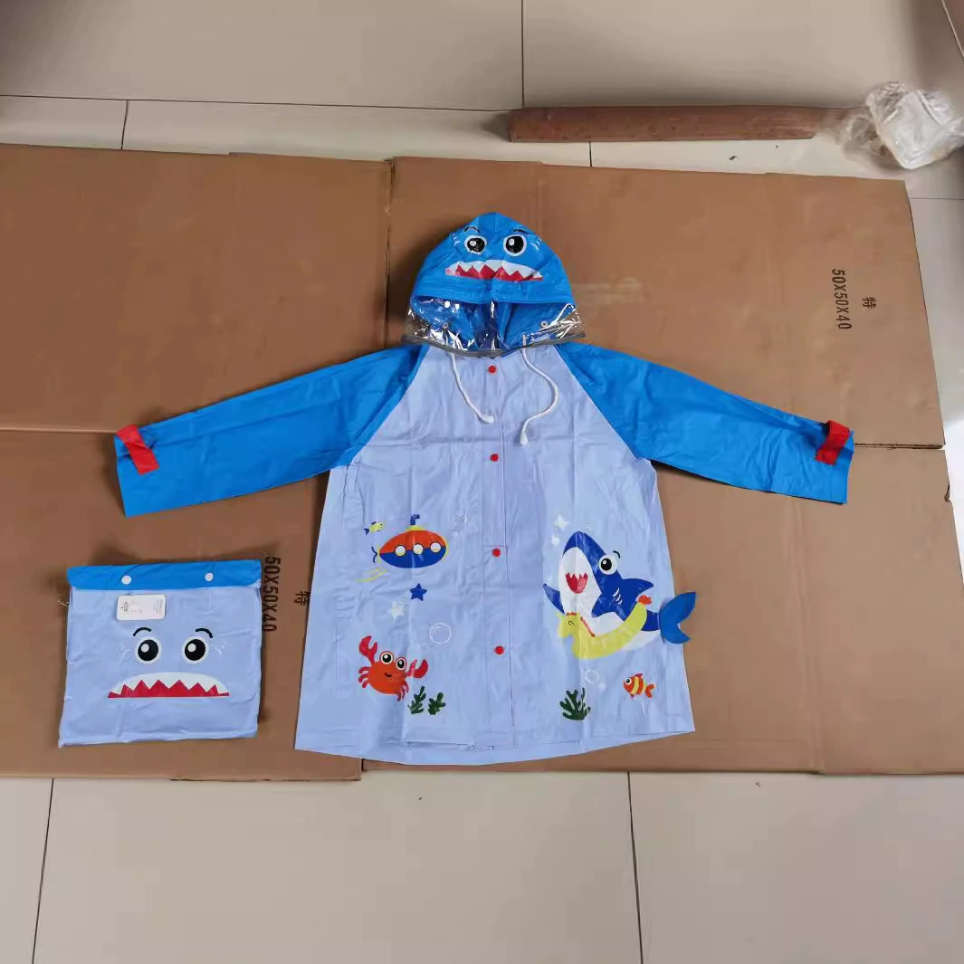 Детские плащи мультяшные трехмерные формы для девочек мальчиков Детские плащи дождевики для детских садов Оптовая торговля пончо