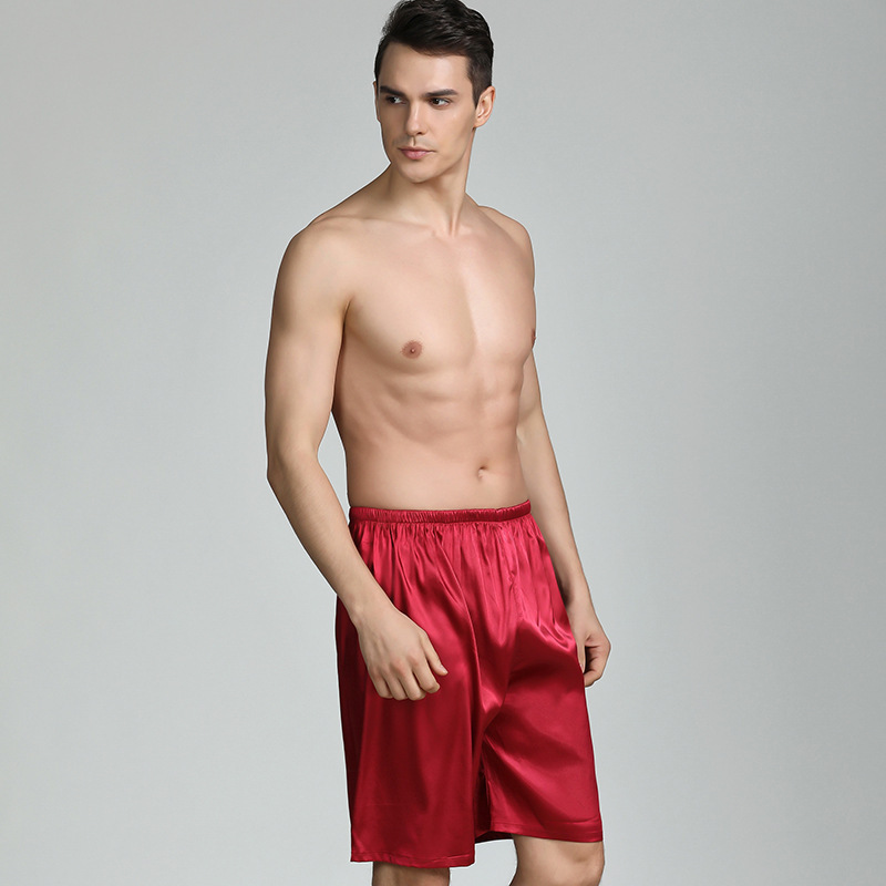 summer silk trousers