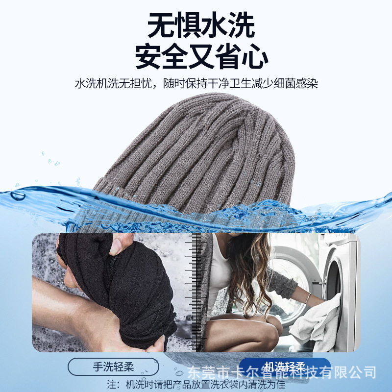 De mediana edad y ancianos USB inteligente de carga de calefacción de los hombres de invierno cálido sombrero al aire libre de calefacción eléctrica cabeza gorra a prueba de frío sombrero