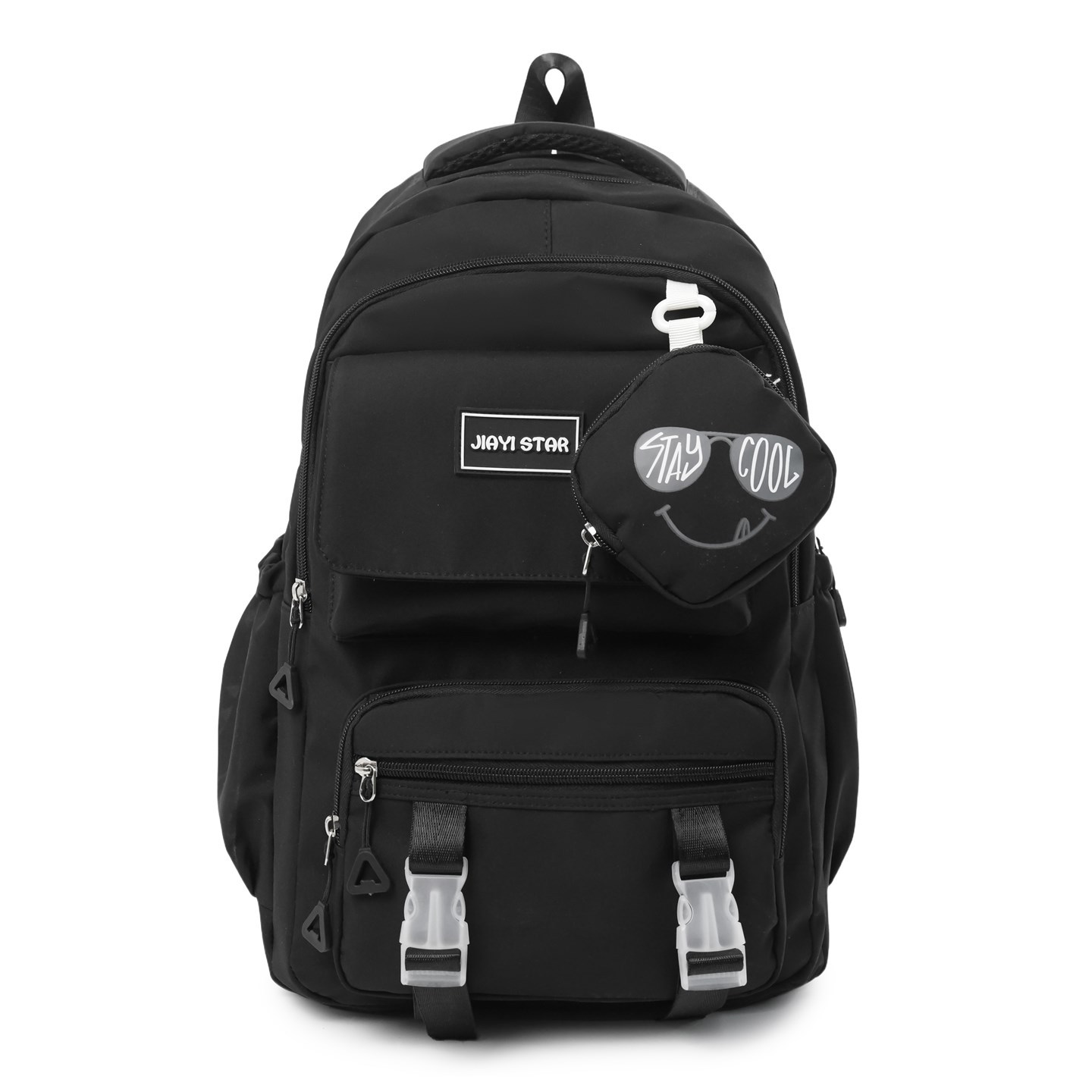 Mochila de alto valor visual de gran capacidad multicapa para reducir la carga de la espalda de la escuela secundaria, mochila para estudiantes de secundaria, mochila para computadoras de viaje