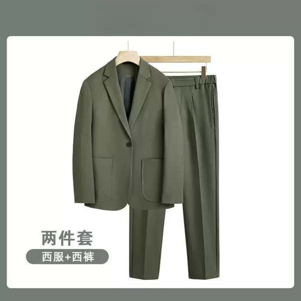 Gray -green [suit+trousers]
