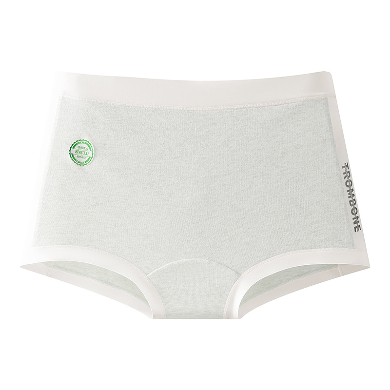 10A calzoncillos bóxer de cintura media y alta antibacterianos para mujer, pantalones de calzoncillos de vientre sin costuras de algodón puro, calzoncillos cómodos y transpirables