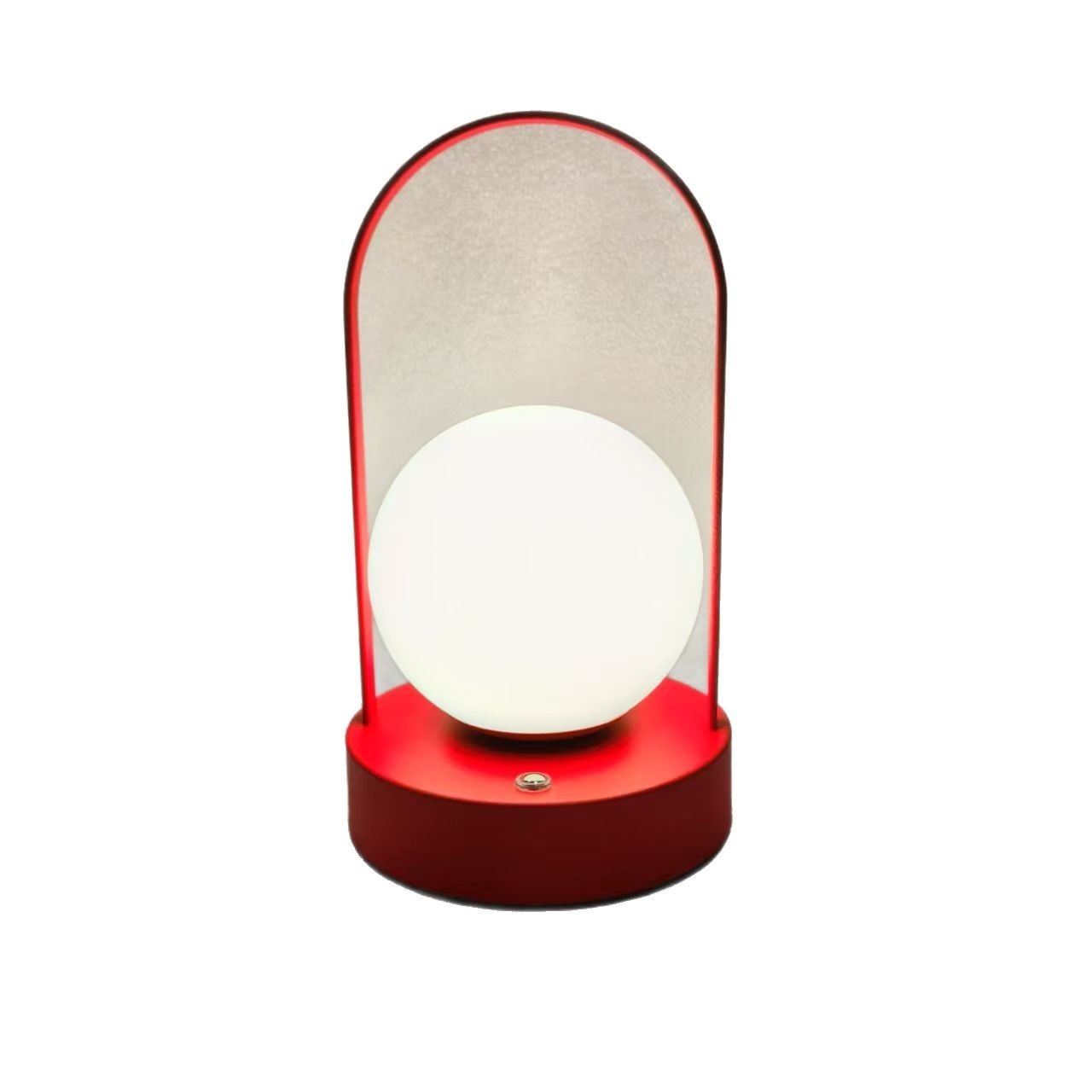 Lámpara de escritorio portátil creativa dormitorio lámpara de cabezal de cama sala de bodas un par de lámparas rojas brillanes regalos de boda luz de atmósfera