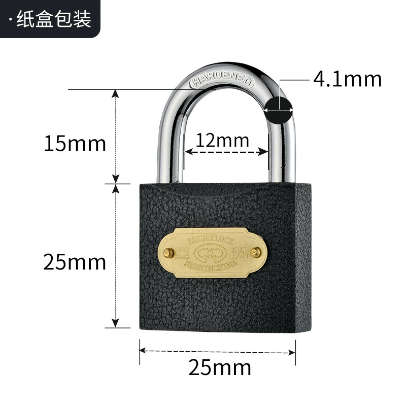 YaHuan Asian Household Safety Anti -theft Hanging Solid Color Symphony One Mallery Iron Lock