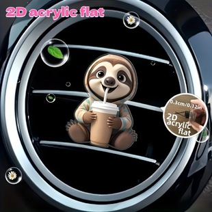 2025 Cross-Border Cute Acrylic Car Air Vent Decoration Aromatherapy Clip Car Supplies Decoration