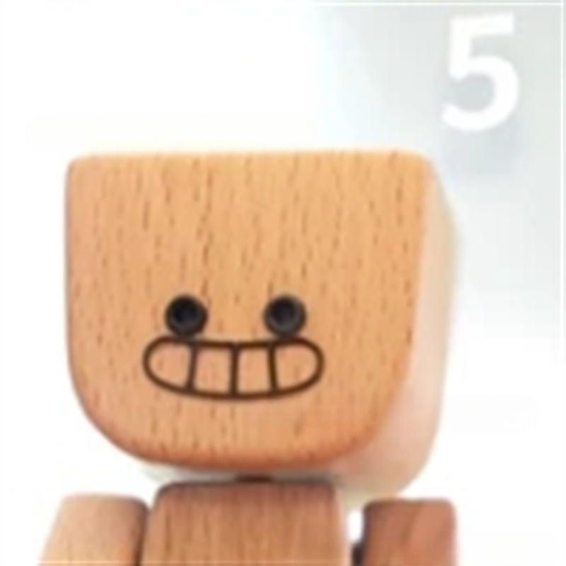跨境 Shaking Feet Wooden Doll 木头人汽车装饰摆件摇摆晃动木头|undefined