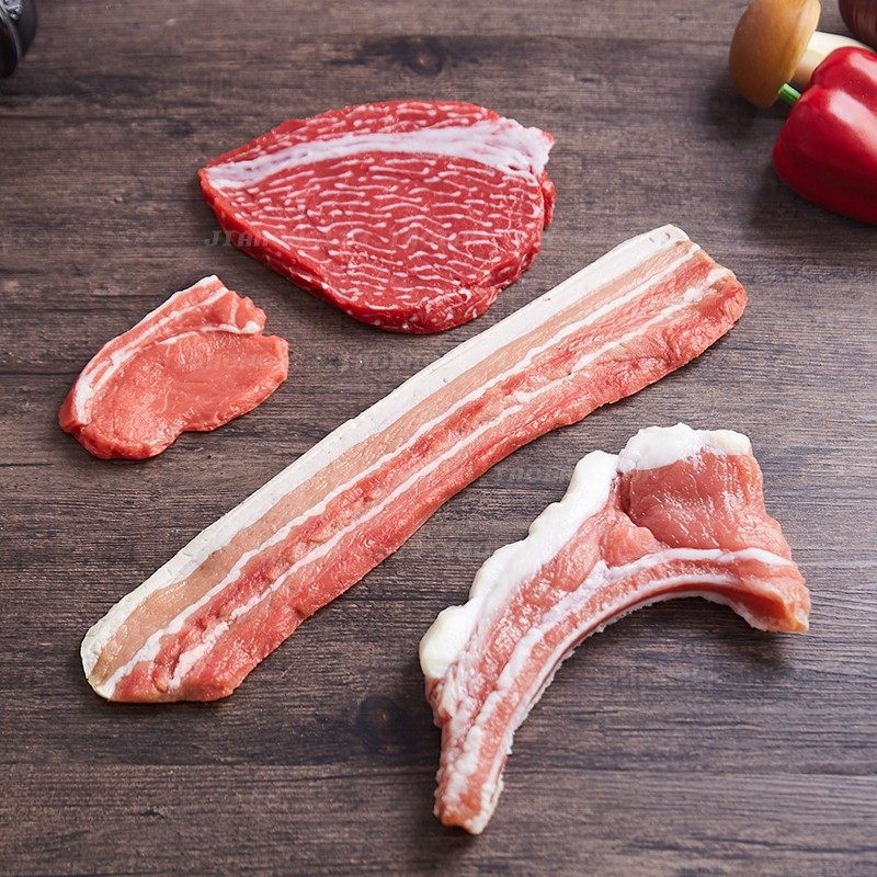 食物模型生猪肉五花肉生排骨生牛肉生鸡腿肉大闸蟹龙虾类食物
