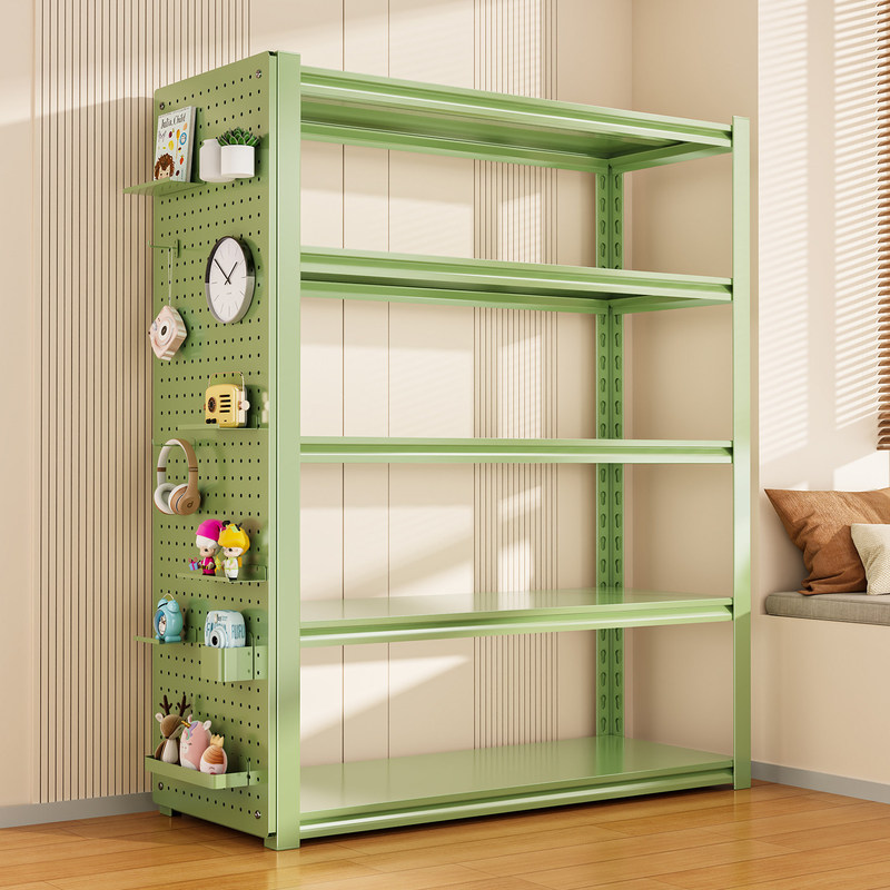 Thickened storage rack for home use, floor-standing multi-layer storage rack for living room, utility room, basement, iron storage rack Thickened storage rack for home use, floor-standing multi-layer storage rack for living room, utility room, basement, iron storage rack