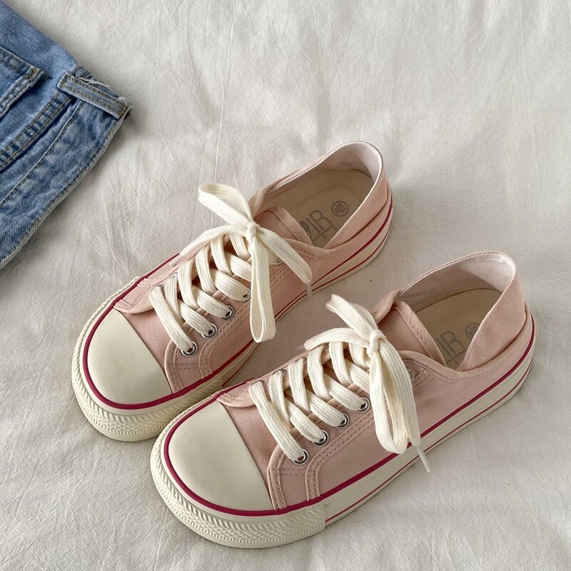 Xishu Pink Mango Toe Two-Way Canvas Shoes for Women, Summer Breathable Thin Sneakers, Slip-On Shoes Xishu Pink Mango Toe Two-Way Canvas Shoes for Women, Summer Breathable Thin Sneakers, Slip-On Shoes