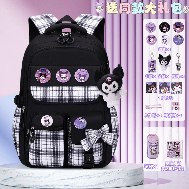 Cute capacious backpack lightweight, spine protection