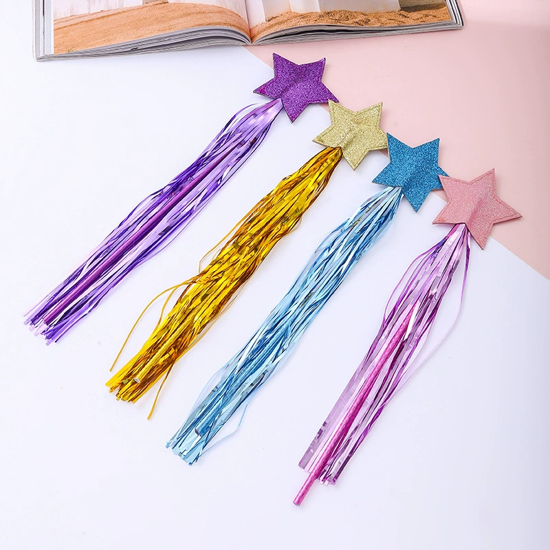 Новая сказочная кошка-тизер Пятиконечная Звездная волшебная палочка Волшебная палочка Детское перо Супер Фея Волшебная палочка Игрушка