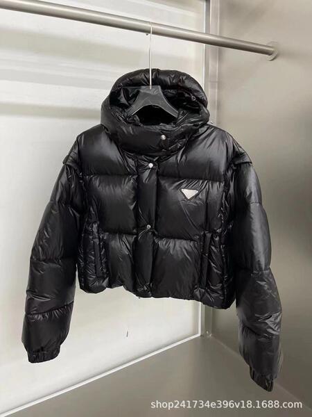 Winter short down jacket