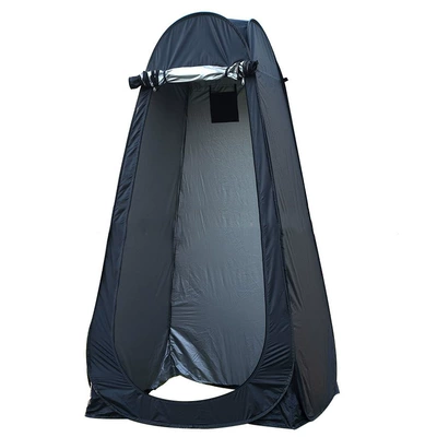 Avtomobil dam çadırları Portable Toilet Tent, Outdoor Camping Sunshade - black-upgraded-model-silver-painted-rear-window-sunroof-single-121219m