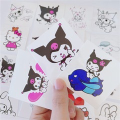 Dark cartoon anime tattoo stickers waterproof internet celebrity decorative girly simulation personal stickers long-lasting and lifelike
