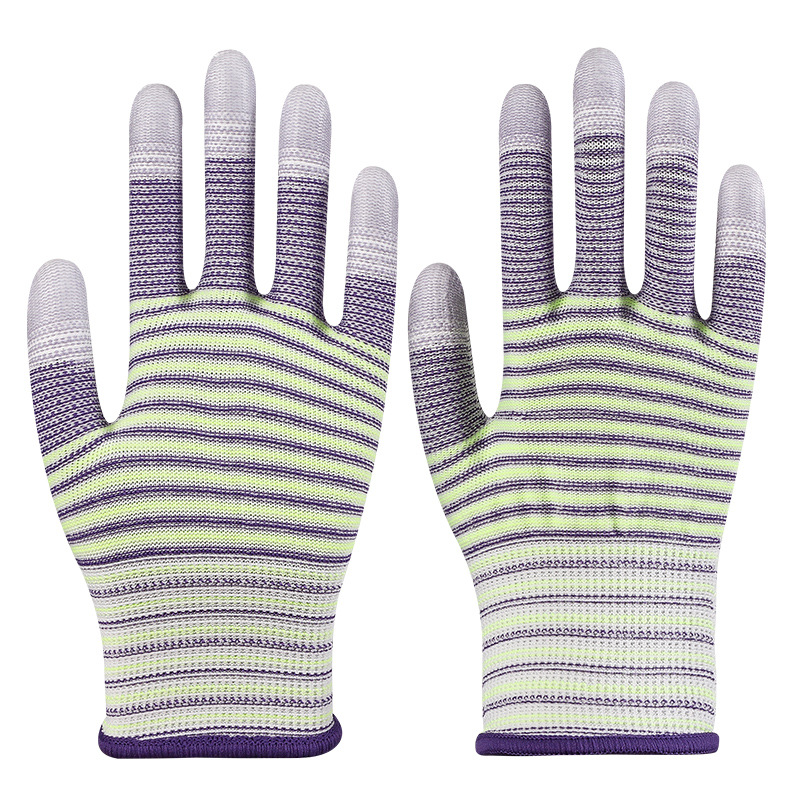 지브라 프린트 핑거 [퍼플 그린]