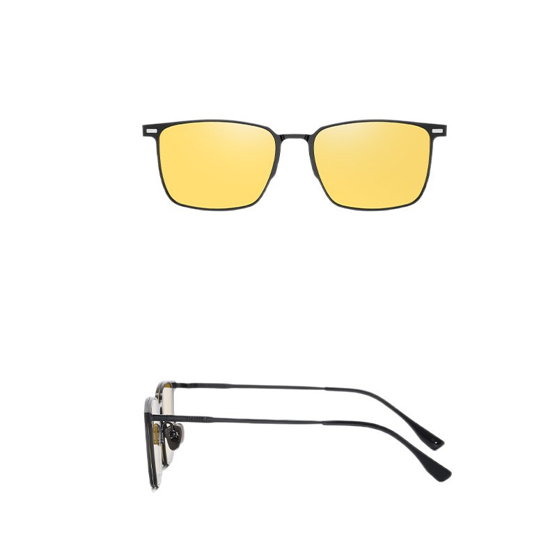 Las nuevas gafas de sol polarizadas magnéticas CG8803 se pueden equipar con gafas planas de miopía, gafas de visión nocturna de metal para conducir de noche