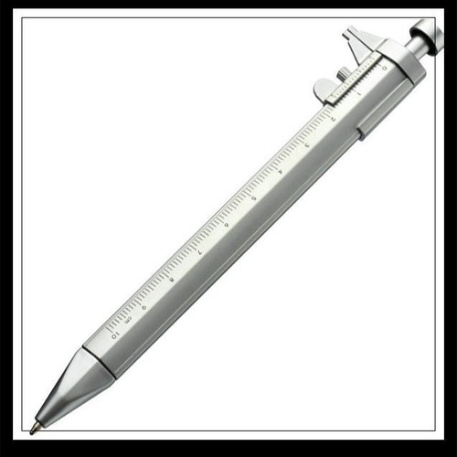 Tool ruler silver multi-functional 10cm measuring instrument, top measure mini short small ruler plastic vernier caliper