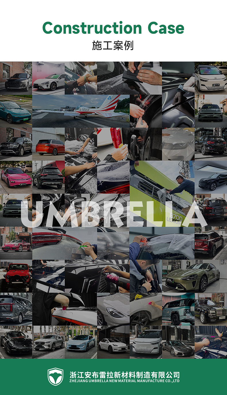 Tpu Invisible Car Cover, Car Paint Protection Film, Ppf, Self-Recovering, Anti-Scratch, Anti-Yellowing, Anti-Dirt, Transparent Protective Film